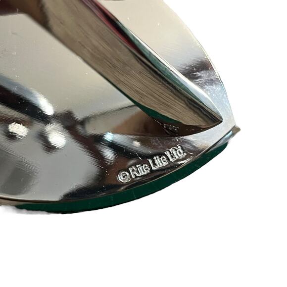 Rite Lite Ltd Silver Tone Modern Menorah Hanukkah - Picture 4 of 4